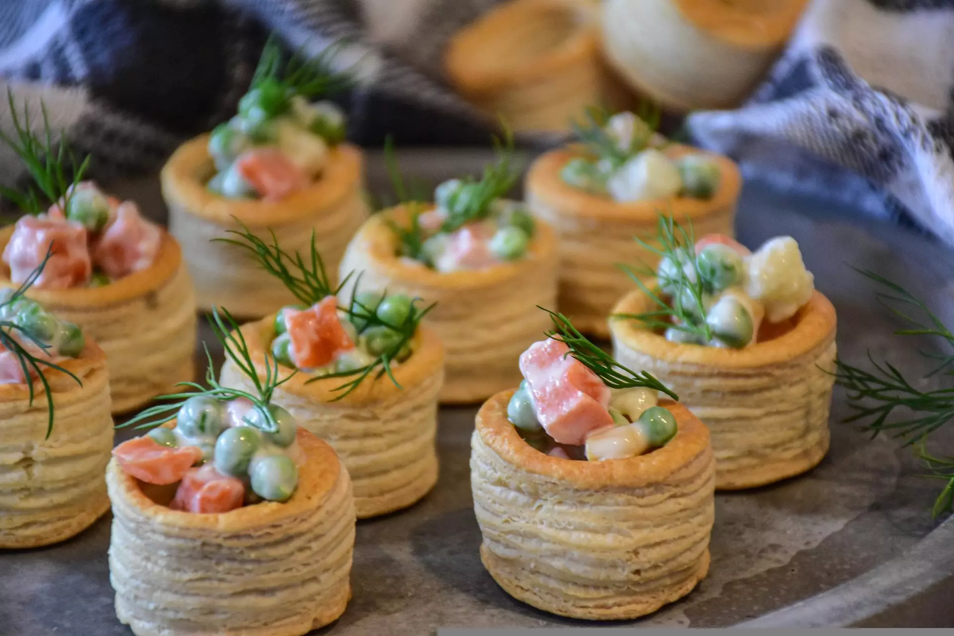 canapés para navidad