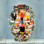 Cesta XXL. Cesta de navidad de 4 pisos