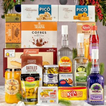 Caja de navidad sin alcohol y sin cerdo